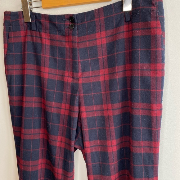Simons High Waist Plaid Dress Pants - Picture 2 of 6